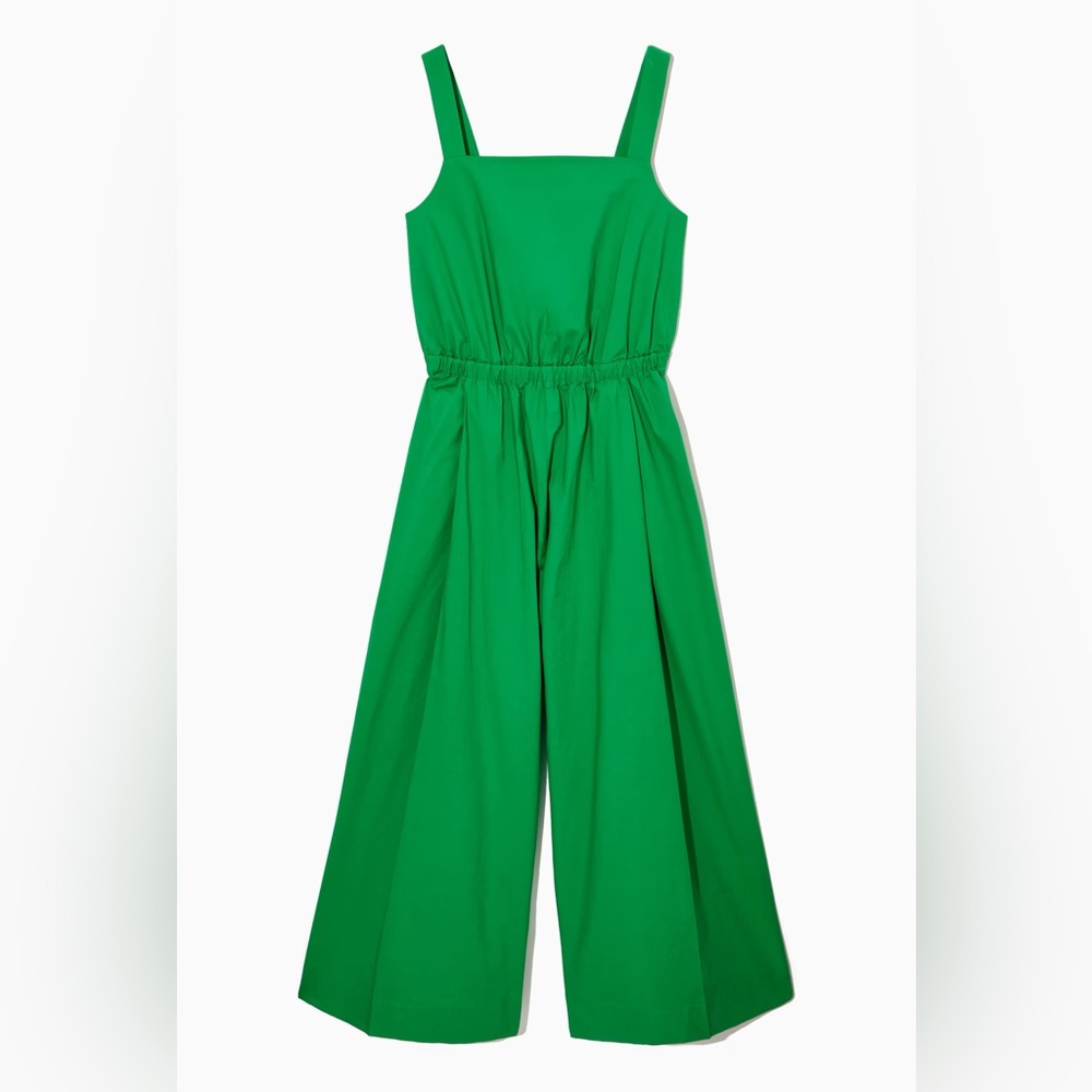 NWT COS Green Wide Leg Jumpsuit Size 12